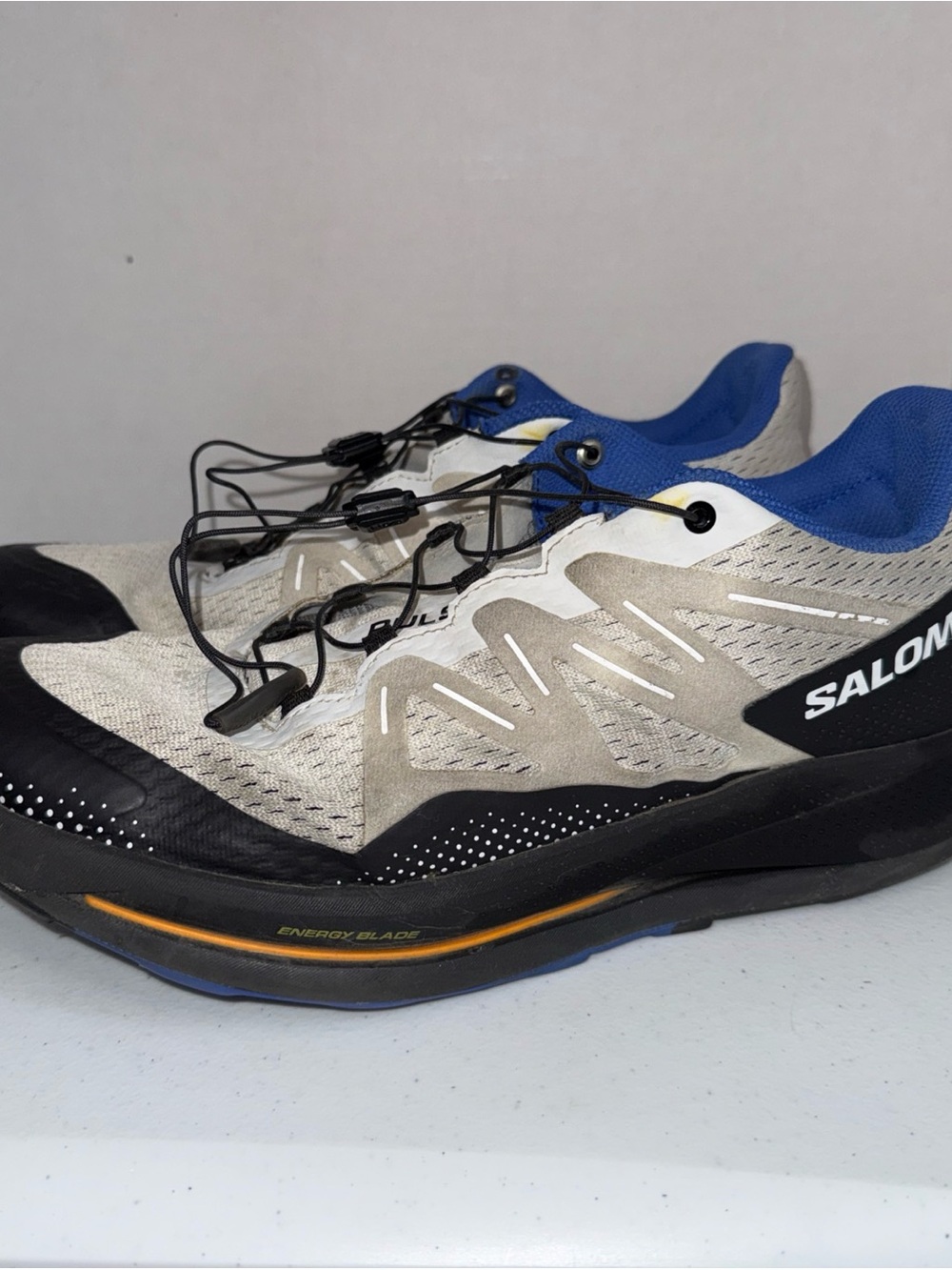 Salomon Men's Blue and White Trail Running Shoes
